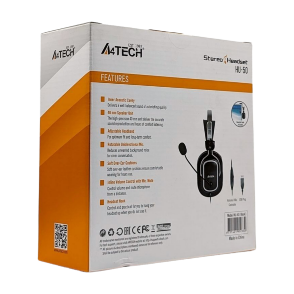A4TECH HU-50 HEADPHONE - Image 4