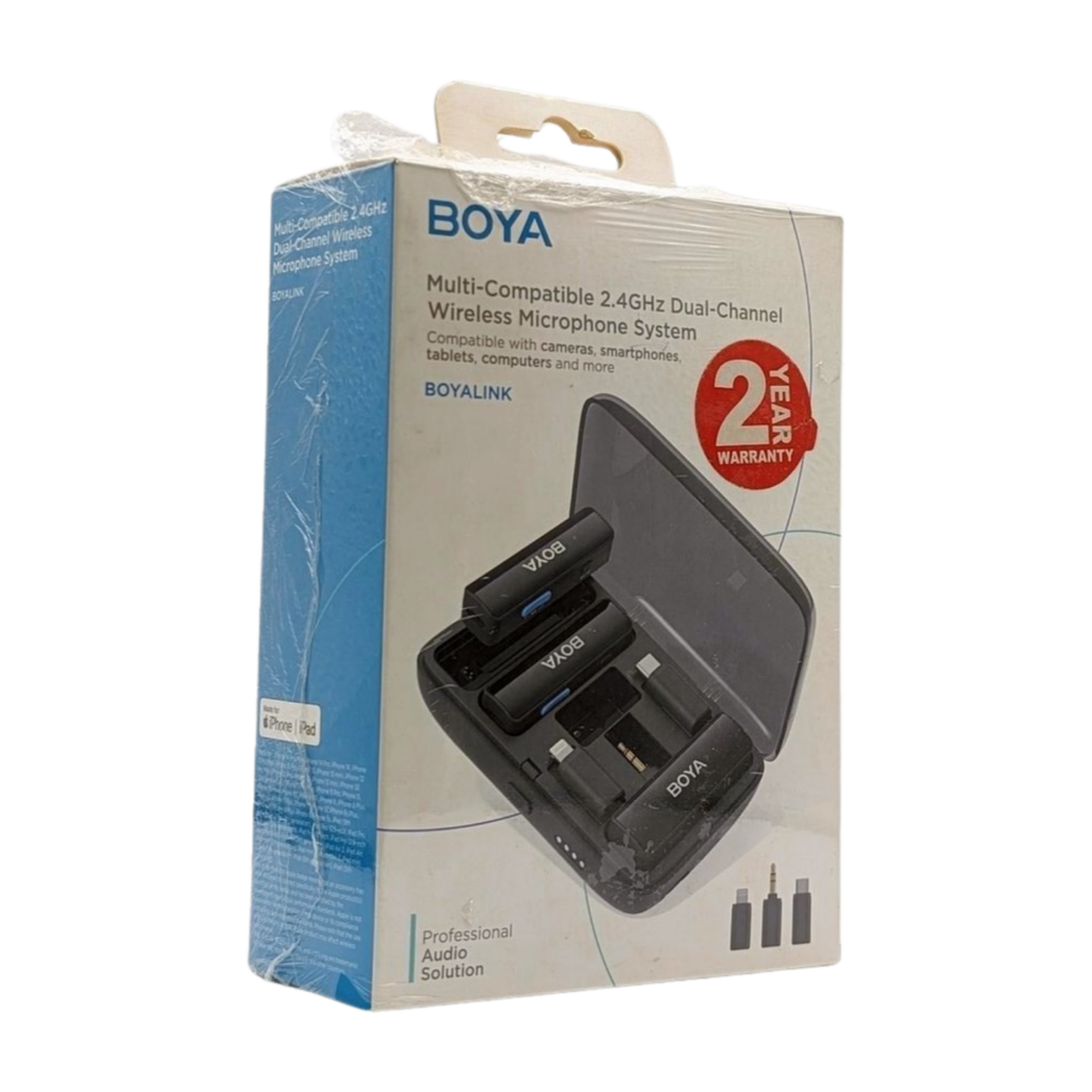 BOYA BOYALINK All in one DOUBLE Wireless Mic - Cyber City