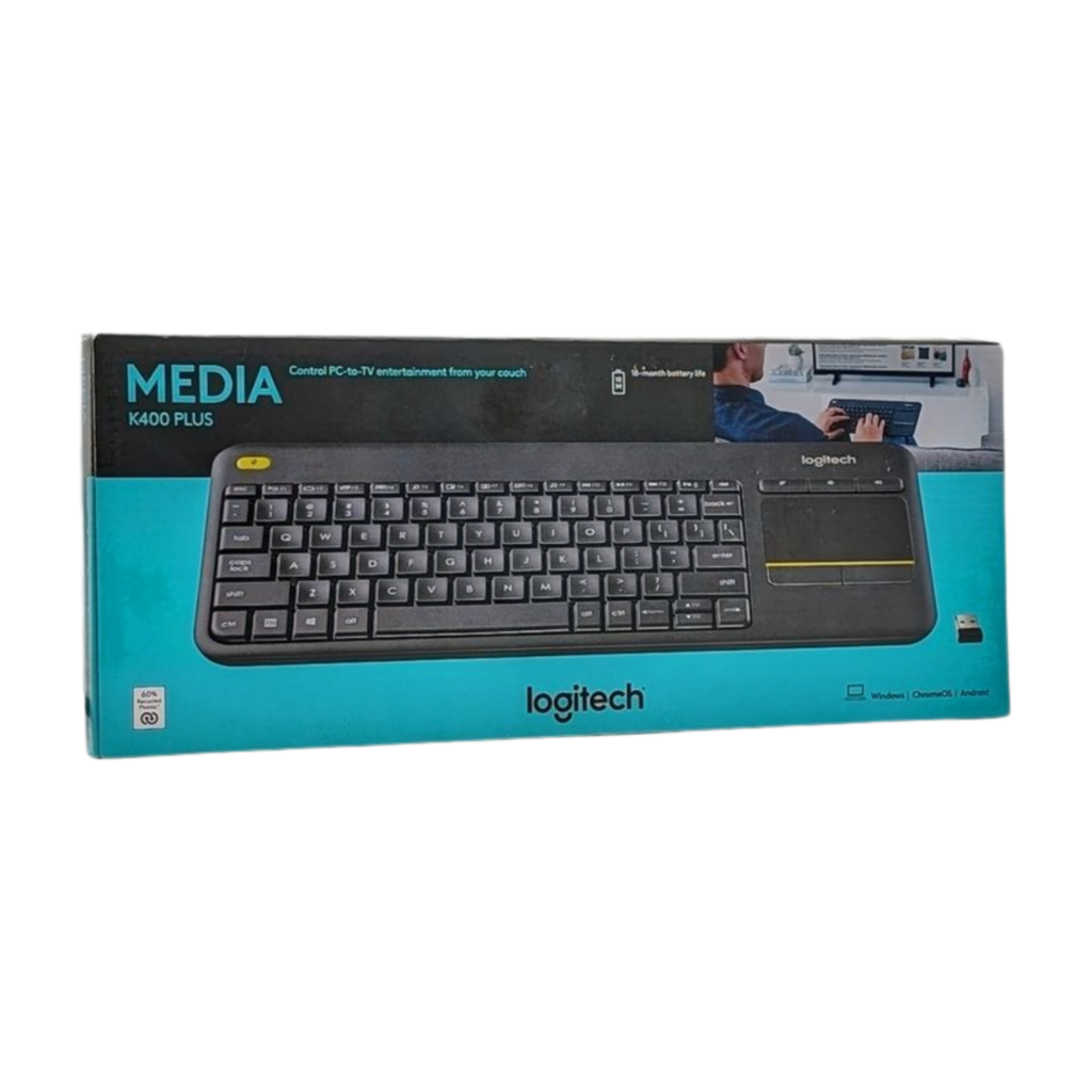 Logitech k400 wireless keyboard touchpad cyber city